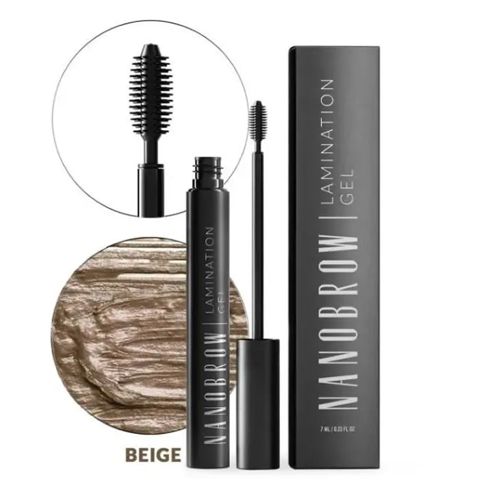 Nanobrow Lamination Gel Beige 7ml - Afanaya